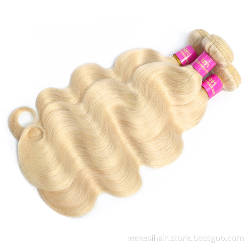 Wholesale 613 Bundles With Closure, 613 Virgin Hair Bundles With Frontal, Human Hair 613 Transparent Lace Frontal And Closure